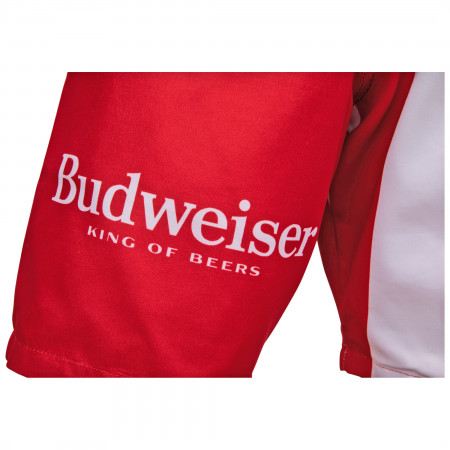 Budweiser King of Beers Stars and Stripes Men's Swim Trunks Board Shorts